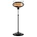 sundate Electric Patio Heater, Indoor/Outdoor Halogen Infrared Space Heater with 3 Power Levels, PHP-1500DI