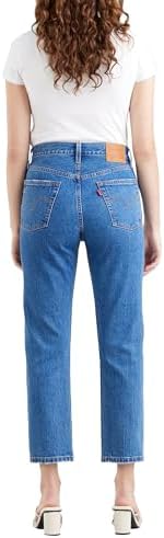 Damen Jeanshose 501 Crop High Rise, Straight Fit, Blau (Jazz Pop), W27/L26