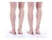 Doc Miller Compression Calf Sleeve for Men & Women, Premium Medical Grade, 20-30mmHg Graduated Support for Running, Calf Tear, Shin Splints, Knee High, Skin/Nude Calf Sleeves, Large Size, 2 Pair