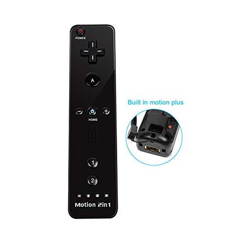 TURPOW Wii Remote Controller with Motion Plus Compatible with Nintendo Wii, Wii U Console with