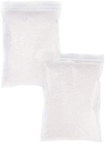 MELYTU Styrofoam Foam Balls 10000Pcs 2 Pack, 0.1-0.4 inch Household School Craft Supplies for DIY Slime, Wedding/Party Decorations- White