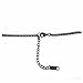 Regalia Dumbell Power Pendant Necklace (Black)