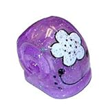 XiaXia Pets Hermit Crab Shell Glitter Purple with White Flower