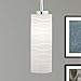 Avellina Slim Pendant Lamp | White Glass Hanging Pendant Light LL-P828
