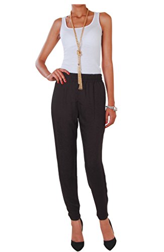 Humble Chic Women's Taylor Slouchy Pant - Black - MEDIUM - Track Pants