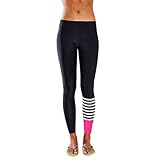 PHOTNO Yoga Running Pants High Waist Cropped Leggings stretch trousers pants for women