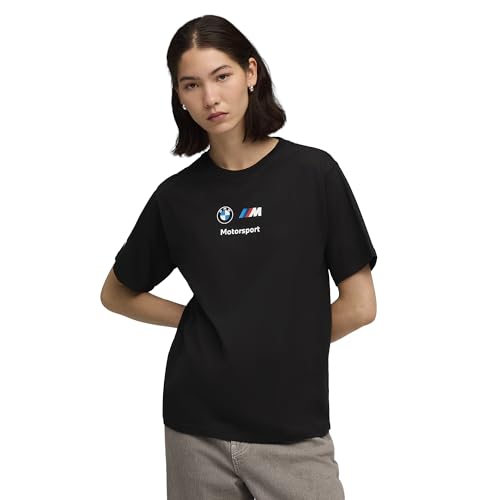 PUMA BMW MMS WMN Ess+ Logo Tee II T-Shirt pour Femme