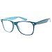 zeroUV - Retro Party Super Neon Color Horn Rimmed Style Eyeglasses Clear Lens Glasses