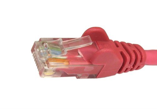 World of Data 15m PINK CAT5E (enhanced) Network Cable - Ethernet - LAN - Patch - Internet - Broadband - Router - Hub - Modem -10/100
