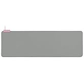 Razer Goliathus Extended Chroma Gaming Mouse Pad: Customizable Chroma RGB Lighting - Soft, Cloth Material - Balanced Control & Speed - Non-Slip Rubber Base - Quartz Pink