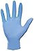SAS Safety 6609-20 Derma-Lite Powder Free Exam Grade Disposable Nitrile 5 Mil Gloves, Extra Large, 100 Gloves by Weight, Blue