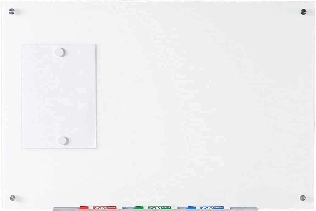 Audio-Visual Direct Magnetic Glass Board (Ultra White, 80 x 110)
