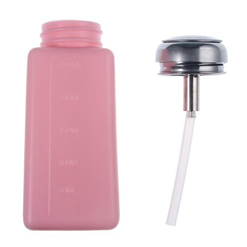 So Beauty 2pcs New Empty Pump Dispenser For Nail Art Polish Remover 200ML Bottle