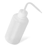 Andwin Scientific 35504 Tattoo Wash Clear Plastic Green Soap Squeeze Bottle, 250 mL, 8 oz. Capacity, White (Pack of 12)