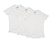 Mr. Davis Comfort Fit Premium Bamboo Viscose Tailored Cut V Neck Men's Undershirt Size Large in White 3 Pack