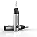 Mini Bluetooth Receiver, RIVERSONG Wireless Bluetooth 4.1 Receiver Adapter Bullet, Hands-Free Car Kits with 3.5mm Aux Jack Receiver for Audio Stereo System Headphone Speaker (Silver)