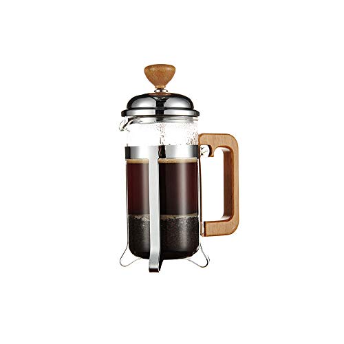 Click Here to See More Images Stainless Steel Pressure Pot Coffee Maker French Coffee Press Coffee Filter Press 19.5x11.5cm