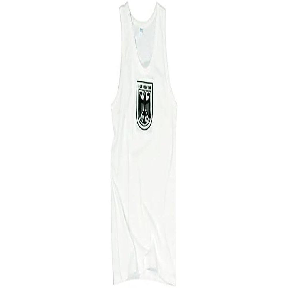 Mil-Tec Unisex Tank Top-11006007 Shirt, White, 3XL UK