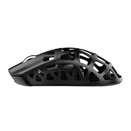 ATTACK SHARK R3 Magnesium Alloy Mouse, Wireless 8K Mouse, 46g SUPERLIGHT Mouse, PixArt PAW3395 Gaming Sensor, BT/2.4G/Wired Gaming Mouse, Adjustable DPI 26000, Office Mice for Win11/Xbox/PS/Mac -Black