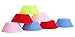 Cutequeen Trading 24pcs (12pcs Round and 12pcs Rectangular) Silicone Baking Cups / Cupcake Liners - 24-pack Vibrant Muffin Molds in Storage Container - Never Buy Paper Cups Again(pack of 24)