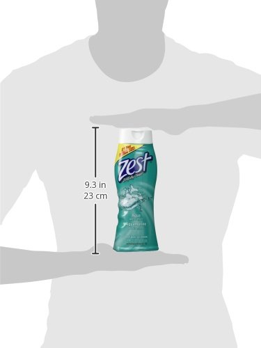 Zest Body Wash, Aqua, 18 Ounce, 2 Pack