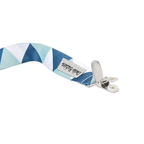Pacifier Clip by Dodo Babies Pack of 4 PremiumQuality Modern Designs Universal Holder Leash for Pacifiers, Teething Toy or Soothie