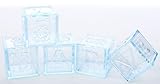 Adorable Baby Boy Blue Acrylic Alphabet Fillable Baby Blocks- For Showers, Decorating and More- 24 Total Blocks