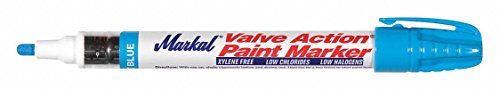Paint Marker, Valve Action, Lt Blue