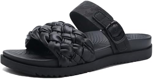 Amazon.com | Crocs Unisex Classic Two-Strap Slide Sandals  CROCS Black Dual-Strap Slide Sandals Sz 9.  NWOB. Tub4 main image 0