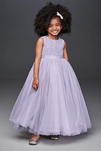 ball gown flower girl dress with heart cutout
