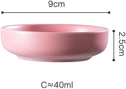 Amazon Pioilj お皿 スナック料理 陶器の皿 調味料の皿ソースの料理小さな料理家具の風味は日本のクリエイティブ料理を皿洗いです Color Pink 小皿 オンライン通販