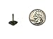 Oxford Antiqued Steel Floral Head Tacks 1/2