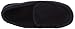 Isotoner Men's Microterry Slip On Slippers,  X-Large,  Black