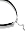 Black Choker Necklace Black Velvet Choker Necklace for Women Girls Chokers for Girls Circle Ring Gothic Bar Pendant Cord Wide Suede Silver Girlfriend Christmas Gifts Choker Collar for Women