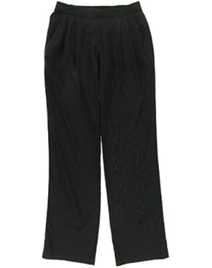 Theory Women's Mitra Malaya Wide Leg Trouser Pants Black Size 4