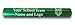 Hat Shark Custom Green Aluminum Track and Field Relay Baton Personalized Gift - Your Team Name and Logo Engraved