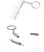 Parts Express Eyeglass Repair kit, Bestpriceam 3 in 1 Home Sunglasses Eyeglass Cellphone Watch Repair Keychain Screwdriver Tool