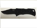 SOG Specialty Knives & Tools FF94 QAD Micron 2.0 Knife with Straight Edge Folding 2.25-Inch Stainless Steel Blade and Handle, Hardcase Black LIMITED EDITION