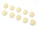 10 PCS Mini Beige Foam Cover Windscreen for Headset Lapel Microphones