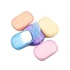 MAXGOODS 5 Dozen Draagbare Wegwerp Zeep Papier Vlokken Wassen Reiniging Hand Bad Reizen Geurende Mini Slice Sheets voor…