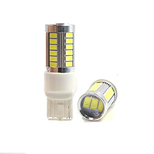 Dantoo Lumens Extremely Bright 2 x T20 7440 7443 LED Reverse Light Bulbs 33 SMD For Back Up Reverse Lights or Tail Brake Lights,Xenon White(6000K)