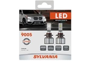Sylvania 9005 LED Powersport Headlight Bulbs for Off-Road Use or Fog Lights - 2 Pack