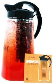 Air Water Life Fruit &amp;Tea Infusion Pitcher | Infuse Fruit, Herbs, Spices And Tea, Make Perfect Detoxing &amp; Healthy Beverages, Dish Washer Safe, Odor &amp; Stain Free, Best Gift for Health-Conscious People