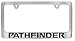 Nissan Pathfinder Chrome License Plate Frame