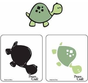 Provo Craft Cuttlekids SHELLIE the Turtle Die Cut 2pc