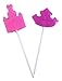 Disney Princess Birthday Party Supplies Kids Friendship Exchange Cards with Lollipops, 28 Cards