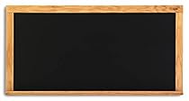 Marsh 33.5X45.5 Black Composition Wall Mounted Chalkboard , Oak Wood Trim
