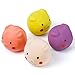 Pig Latex Puppy Toy Soft Rubber Dog Squeaky Toy Squeaky Dog Balls Funny Dog Toys for Puppy Small Pets Dogs 4PCS/Set