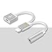 New Design Top Quality Lightning to 3.5mm Headphone Jack Audio Adapter and 8-Pin Lightning Charger Port For iPhone 7/7 Plus, 6S/6S Plus, iPad Air (Silver)