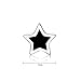 EVERU Black Stud Earrings Sterling Silver for Men and Women